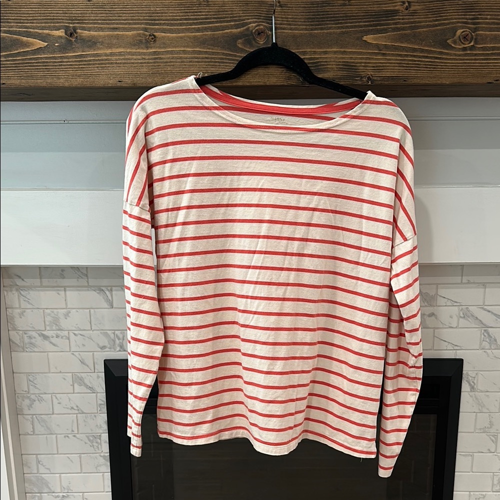 Old navy Red and White cream Striped Women's shirt 4 for $20